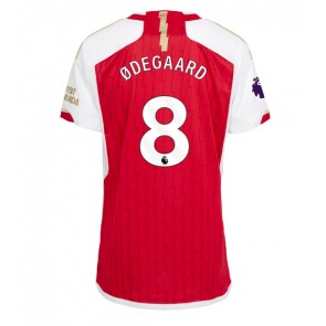 Arsenal Martin Odegaard #8 Replica Home Stadium Shirt for Women 2023-24 Short Sleeve